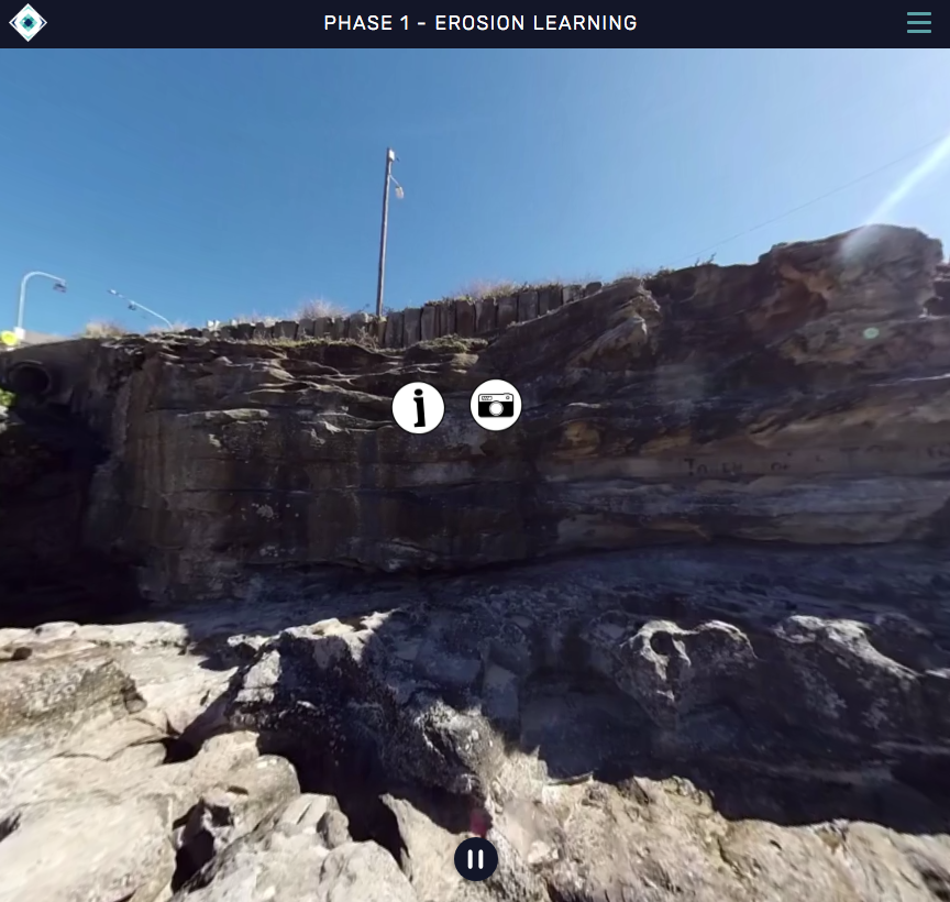 erosion learning module VR experience